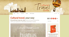 Desktop Screenshot of culturaltravelguide.com