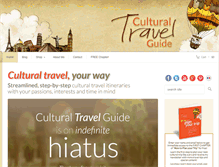 Tablet Screenshot of culturaltravelguide.com